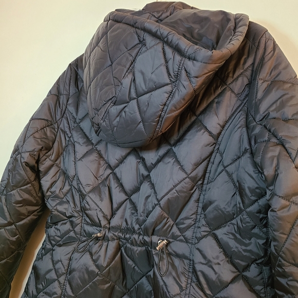 Laundry by Shelli Segal Quilted Zip Parker - Picture 9 of 10